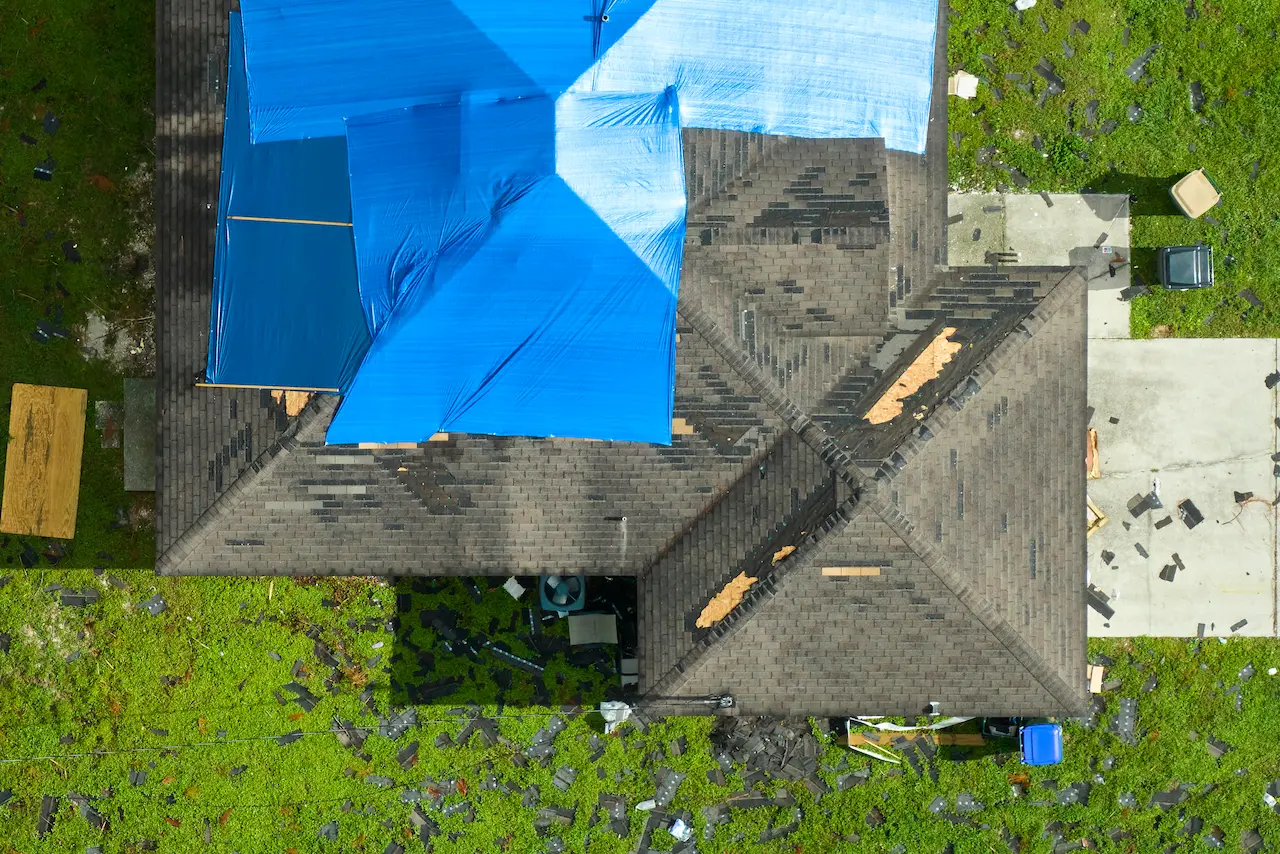 Leaking roof repair